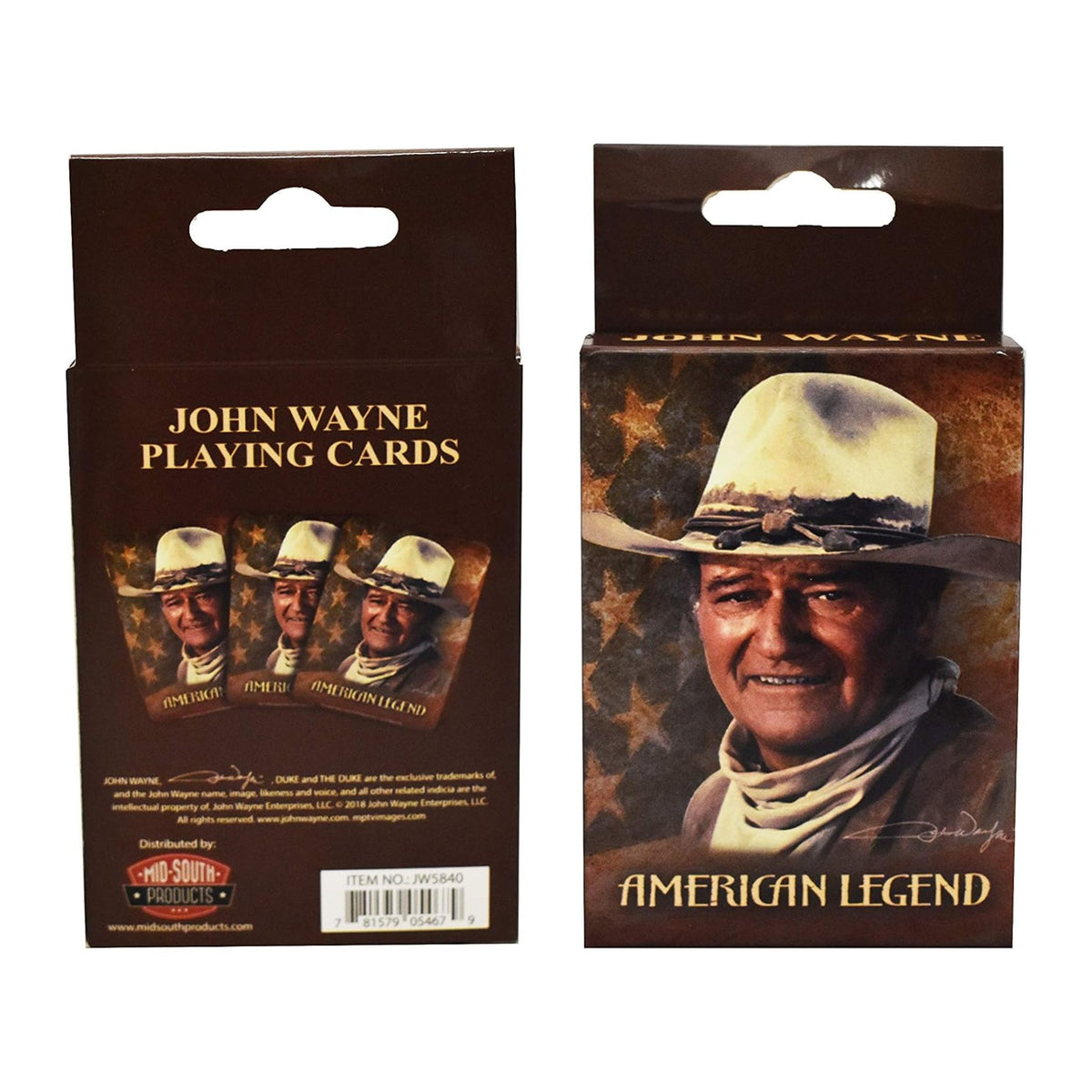 John Wayne American Legend Playing Cards by Ocean Peak
