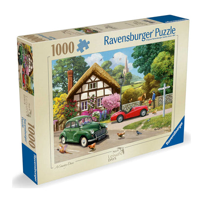 Leisure Days No. 9: A Country Drive 1000 piece jigsaw puzzle by Ravensburger, alternate view