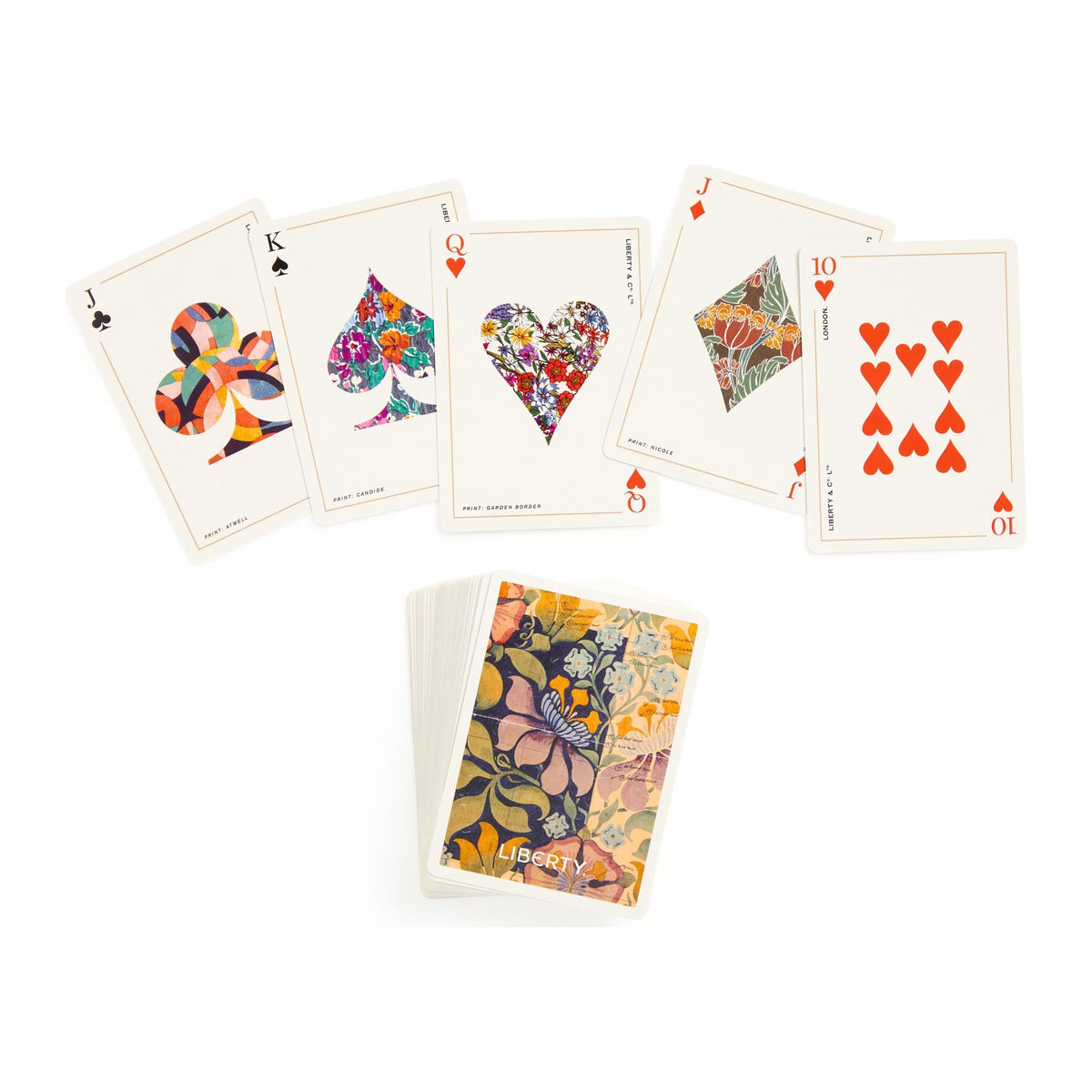 Liberty Archive Playing Cards by Galison, alternate view
