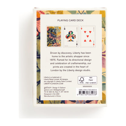 Liberty Archive Playing Cards by Galison, alternate view