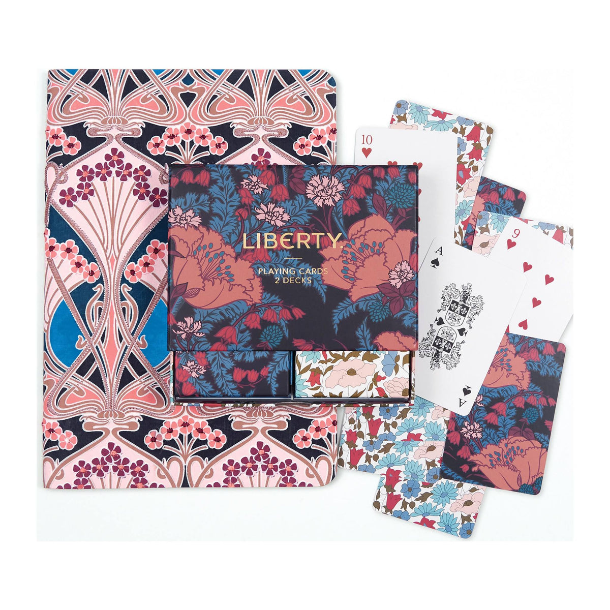 Liberty Floral Playing Cards Twin Pack by Galison, alternate view