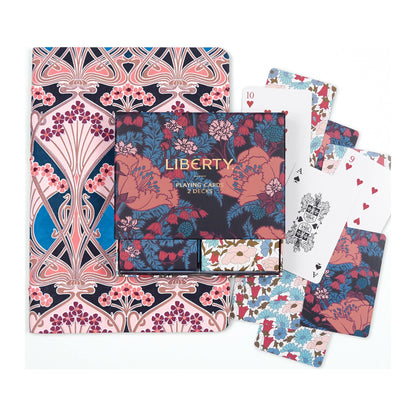 Liberty Floral Playing Cards Twin Pack by Galison, alternate view