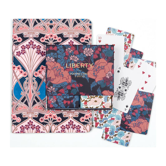 Liberty Floral Playing Cards Twin Pack by Galison, alternate view