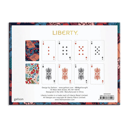 Liberty Floral Playing Cards Twin Pack by Galison, alternate view