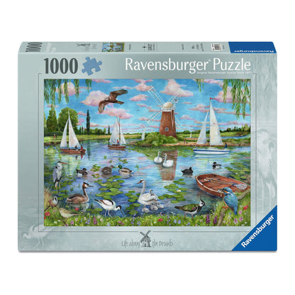 Life Along the Broads 1000 piece jigsaw puzzle by Ravensburger