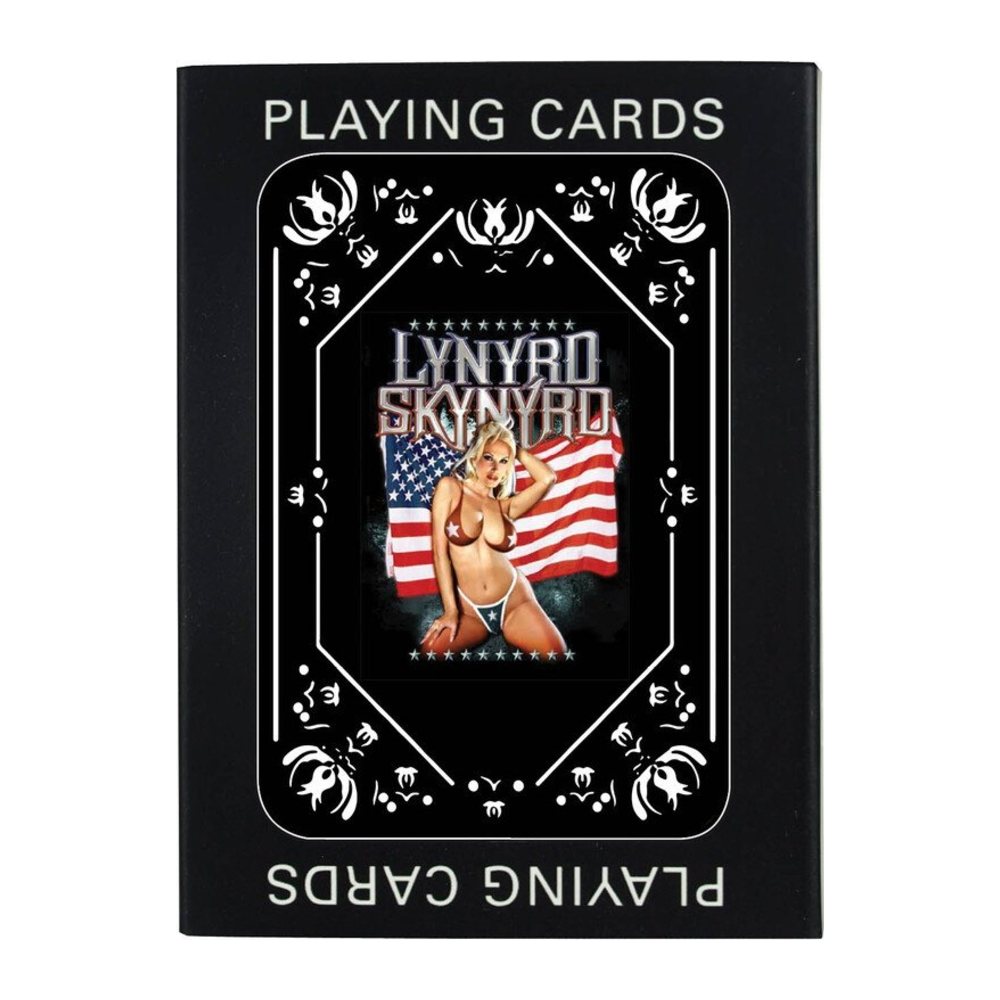 Lynyrd Skynyrd Playing Cards in Metal Tin by Ocean Peak