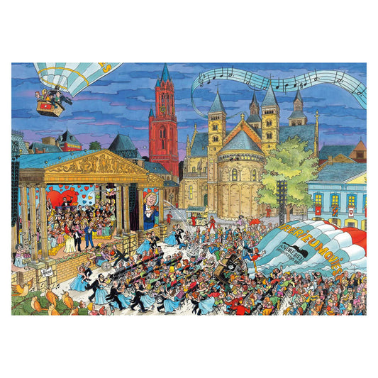 Maastricht 1000 piece jigsaw puzzle by Ravensburger, alternate view