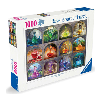 Magical Potions 1000 piece jigsaw puzzle by Ravensburger, alternate view