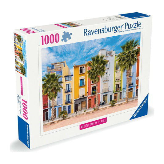 Mediterranean Spain 1000 piece jigsaw puzzle by Ravensburger, alternate view