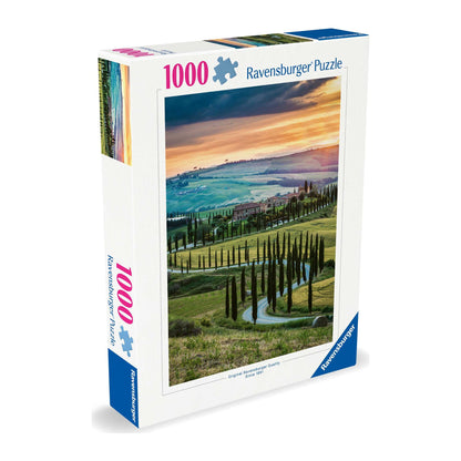 Orcia Valley, Tuscany 1000 piece jigsaw puzzle by Ravensburger, alternate view