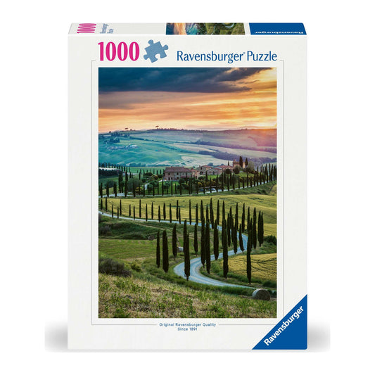 Orcia Valley, Tuscany 1000 piece jigsaw puzzle by Ravensburger