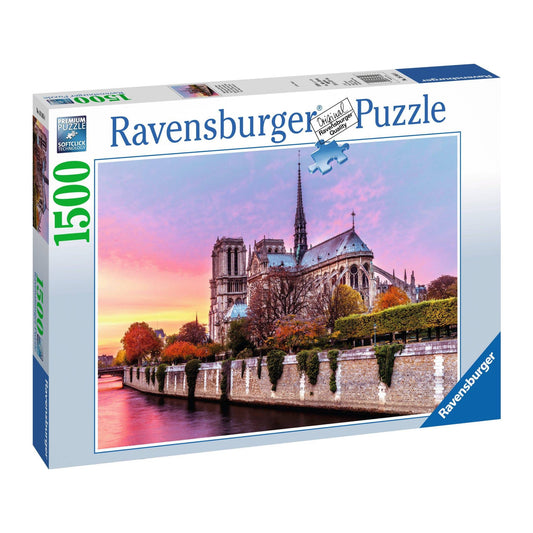 Picturesque Notre Dame 1500 piece jigsaw puzzle by Ravensburger