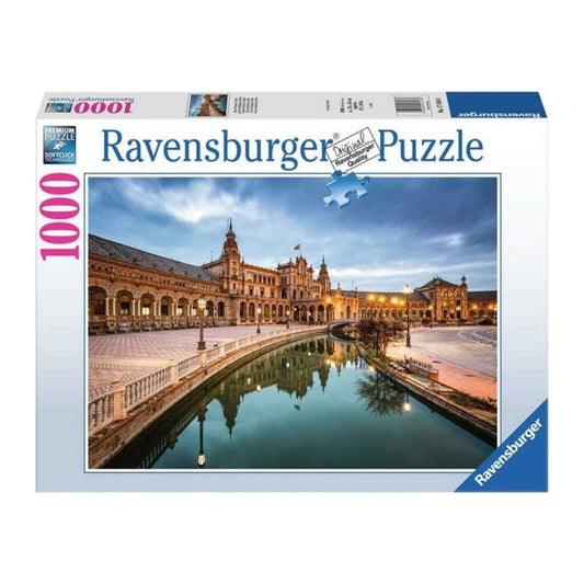 Plaza de España, Seville 1000 piece jigsaw puzzle by Ravensburger