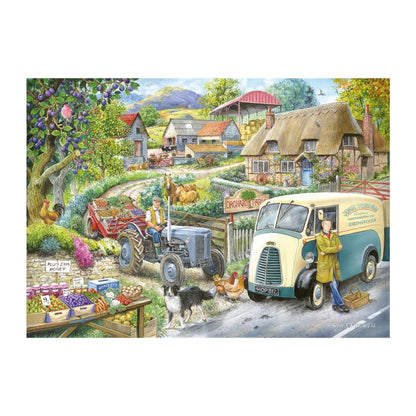 Plum Jam 500 piece jigsaw puzzle by House of Puzzles, alternate view