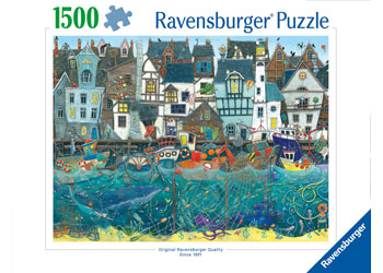 A Bustling Fantasy Port - 1500 piece - Ravensburger