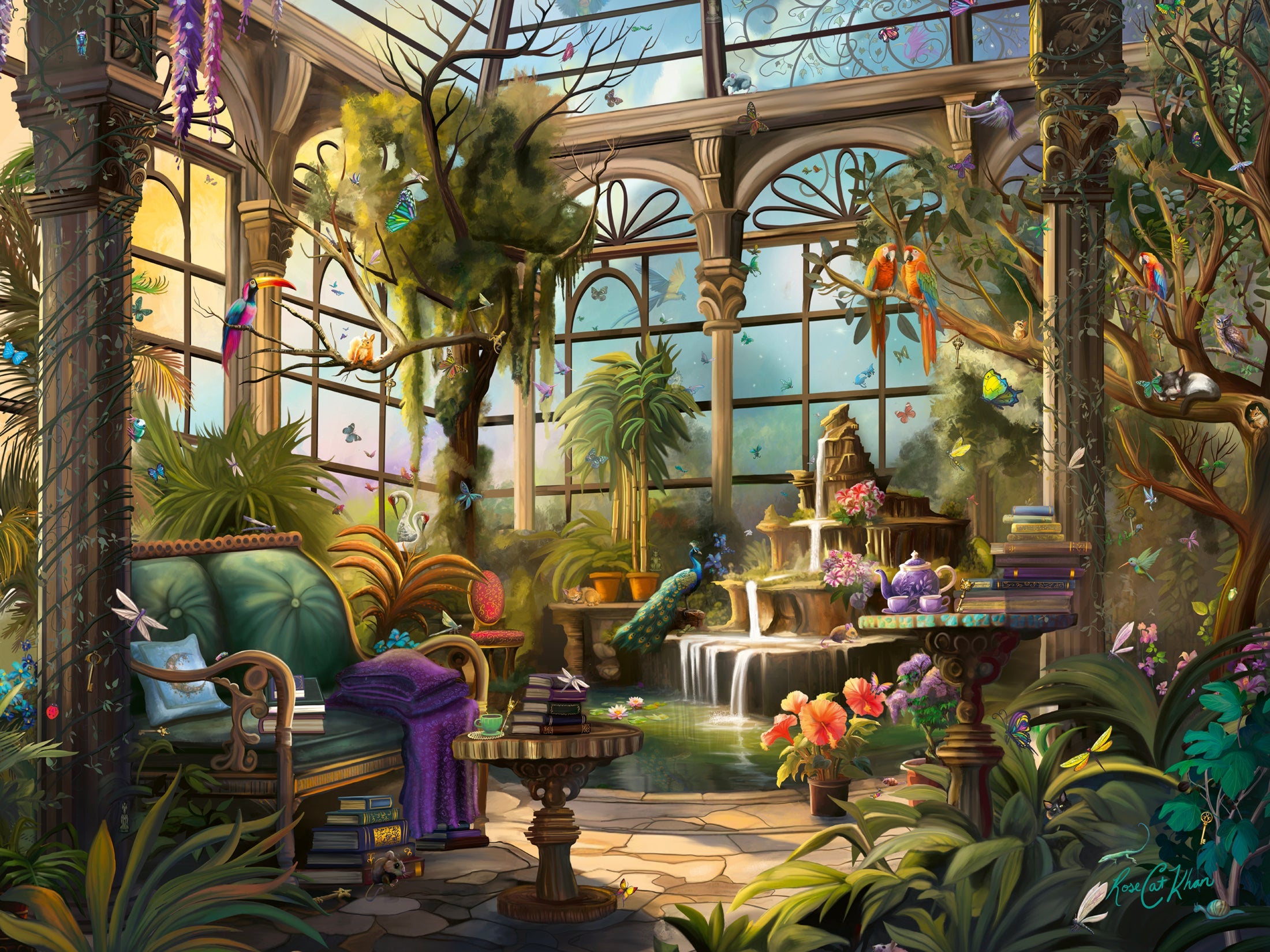 Rose Khan: The Green House - 1500 piece - Ravensburger