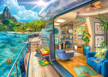 Tropical Island Charter - 1000 piece - Ravensburger