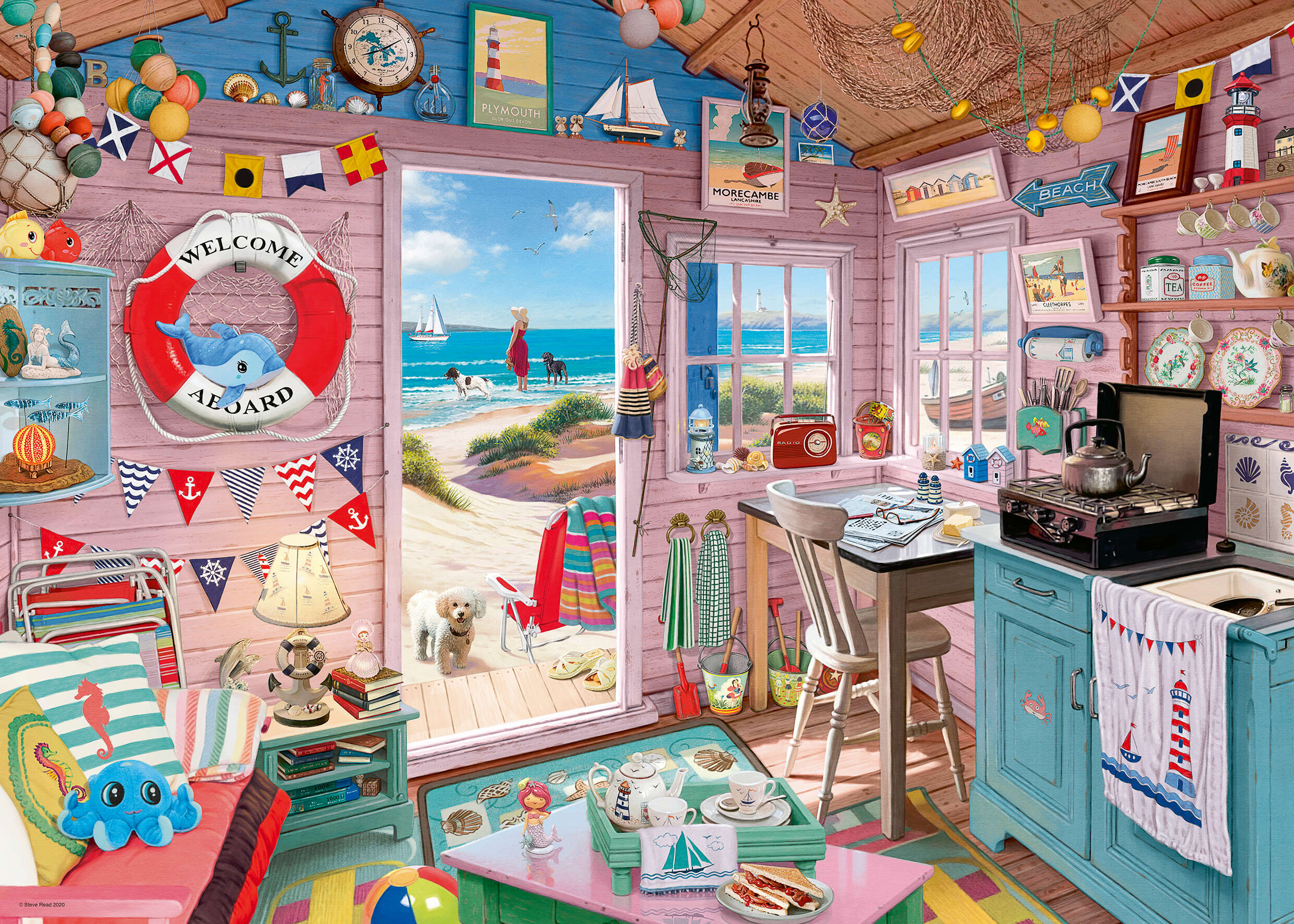 The Beach Hut My Haven No. 7 - 1000 piece - Ravensburger