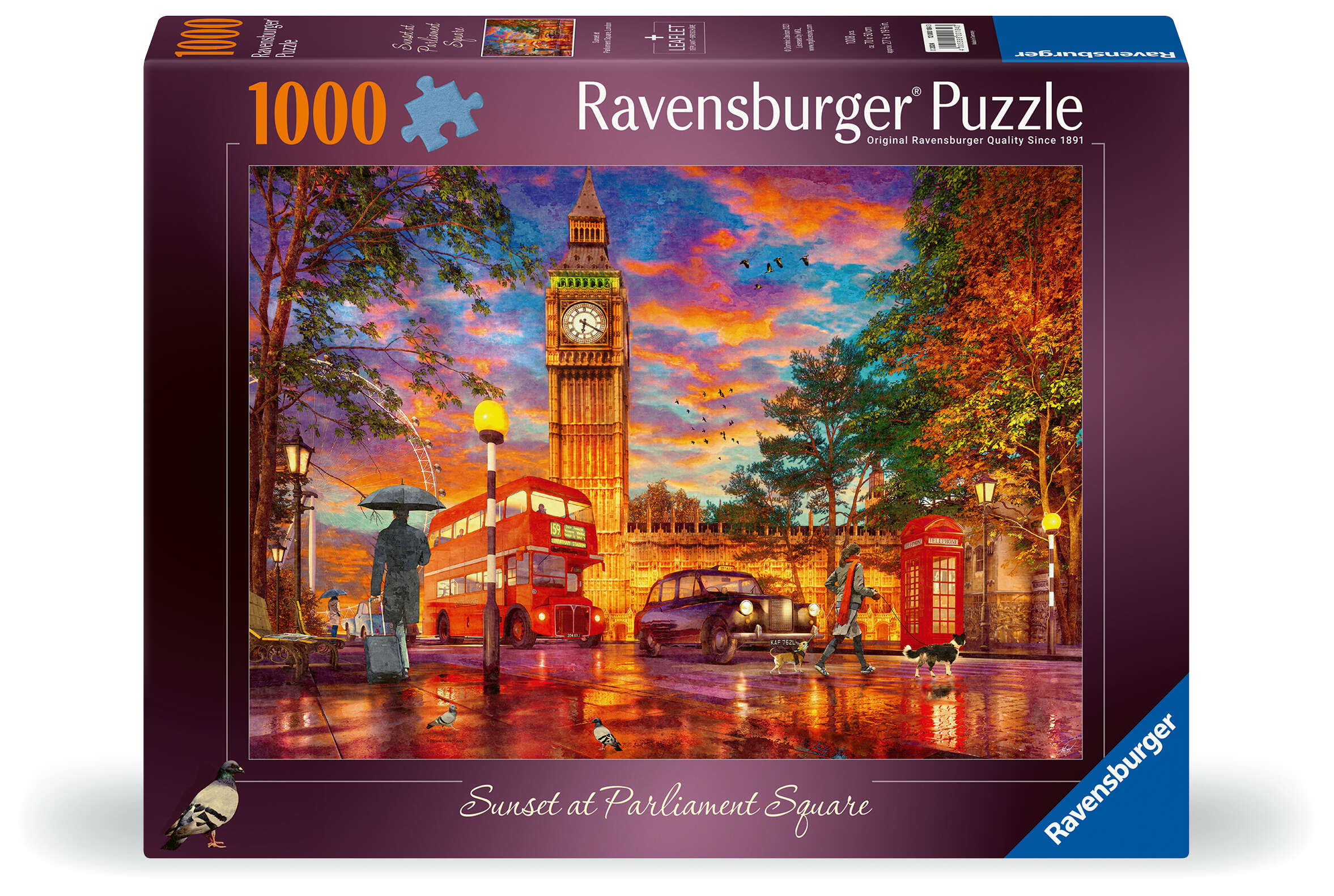 Sunset at Parliament Square London - 1000 piece - Ravensburger