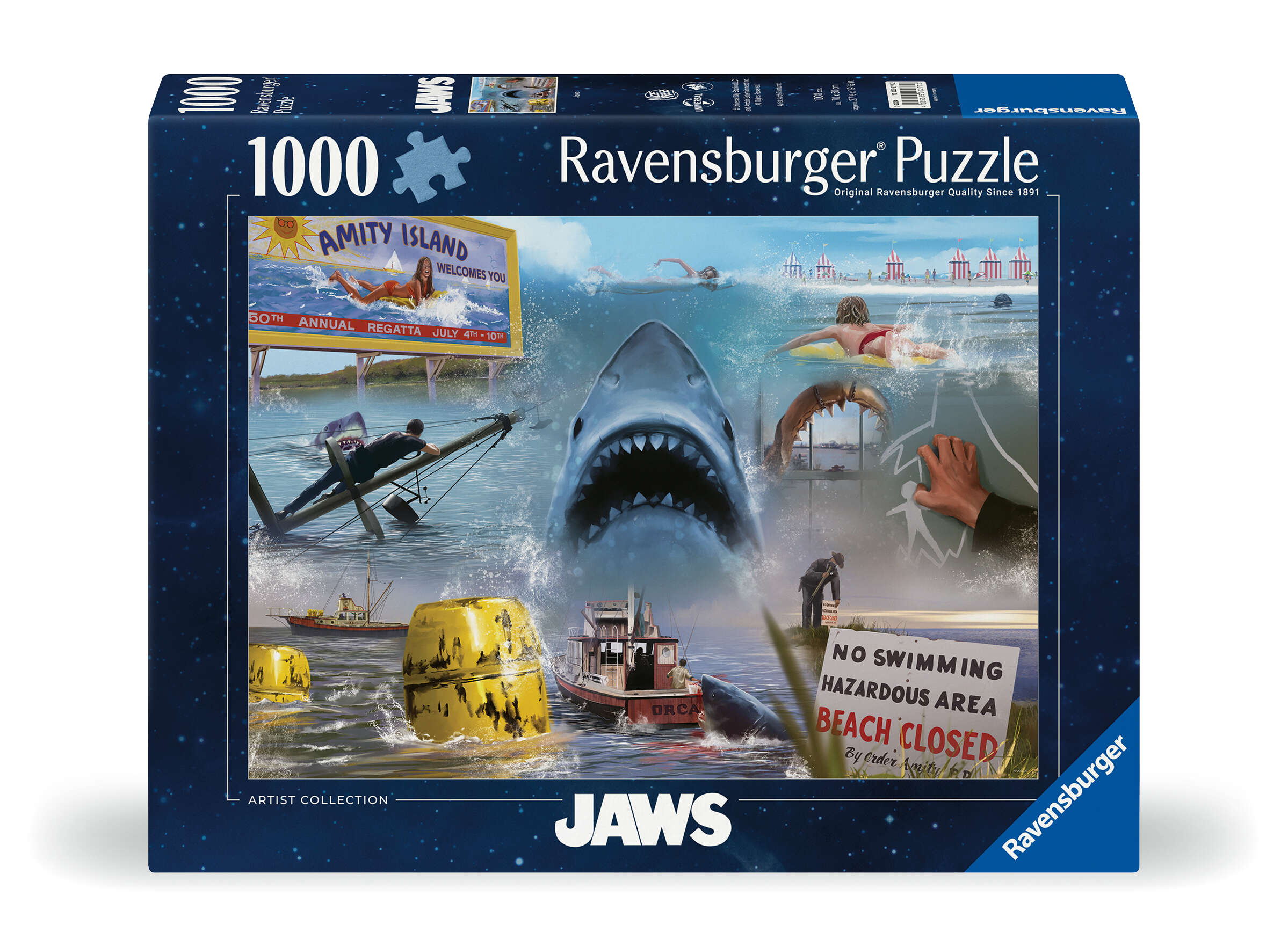 Jaws Movie - 1000 piece - Ravensburger