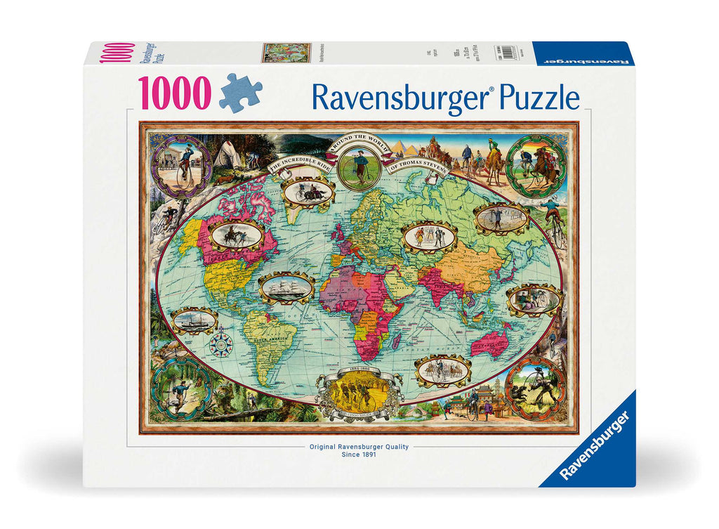 Around The World By Bike - 1000 piece - Ravensburger
