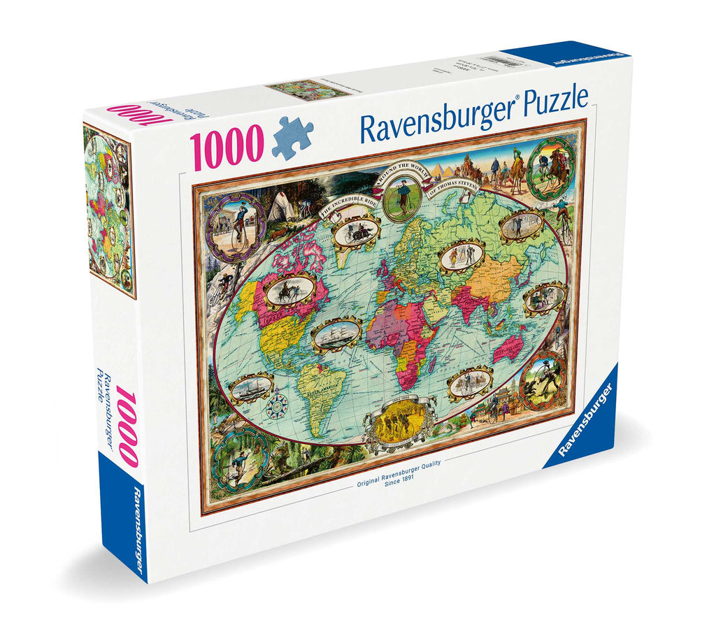 Around The World By Bike - 1000 piece - Ravensburger