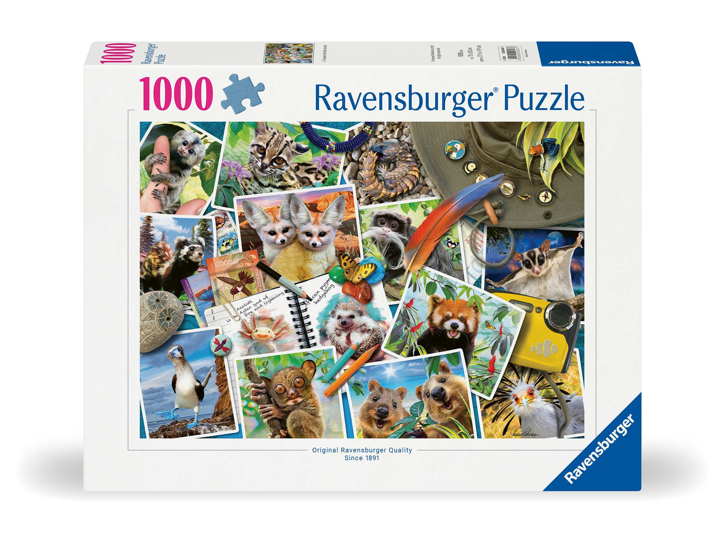 A Traveler's Animal Journal - 1000 piece - Ravensburger