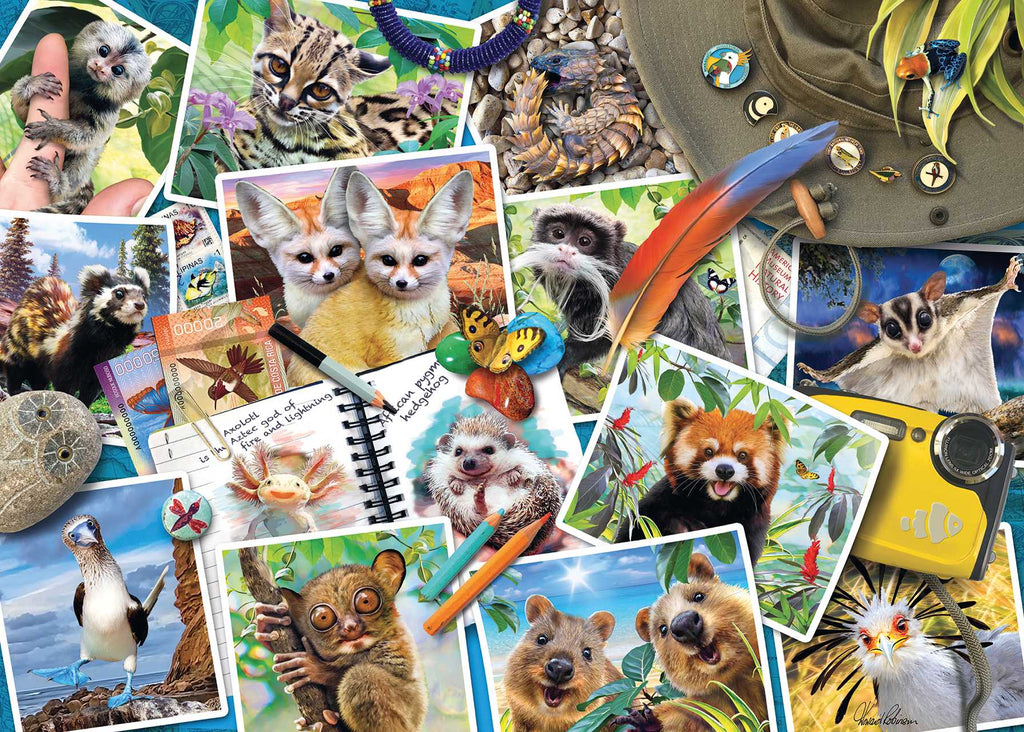 A Traveler's Animal Journal - 1000 piece - Ravensburger