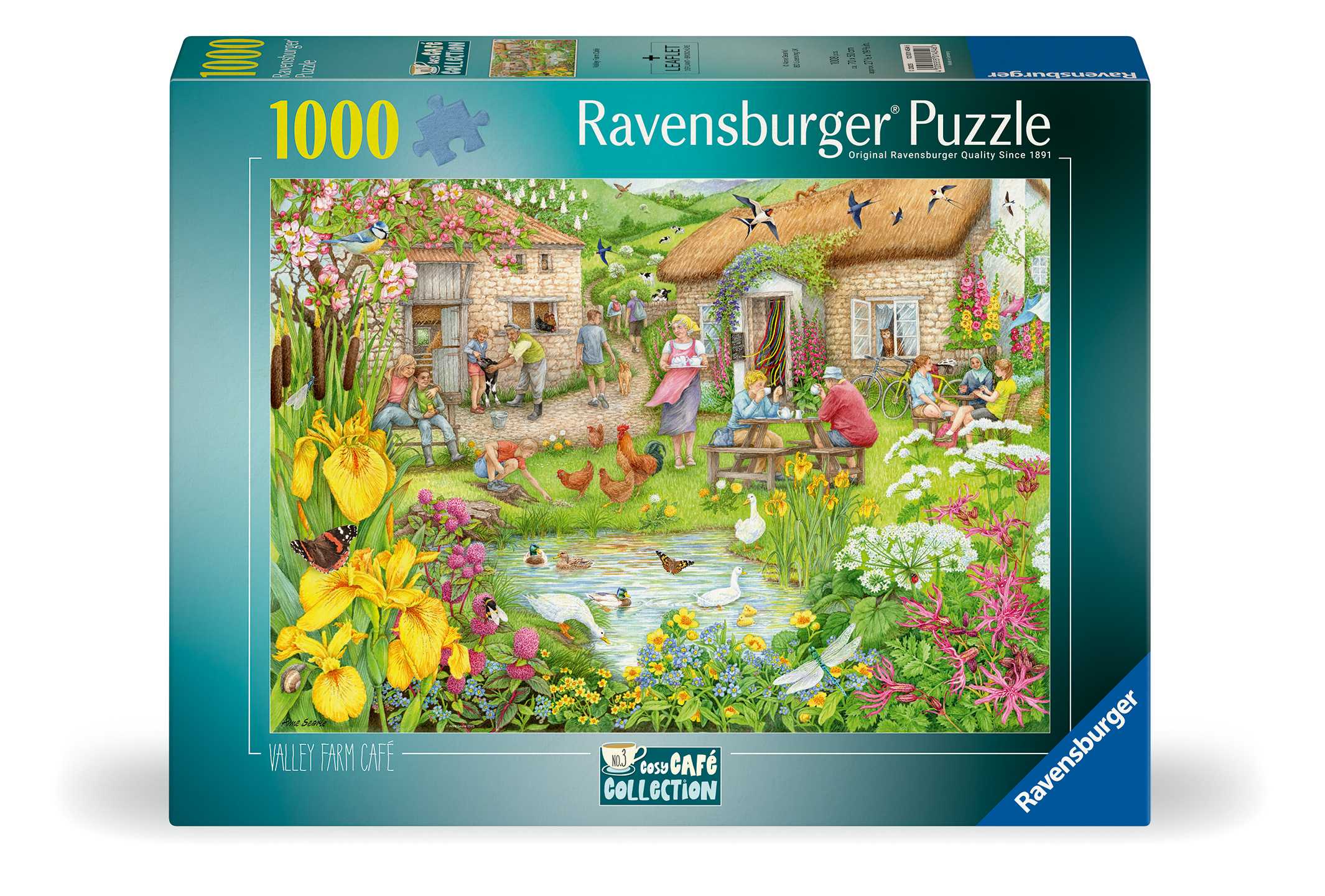 Cosy Cafe No 3 Farm Cafe - 1000 piece - Ravensburger