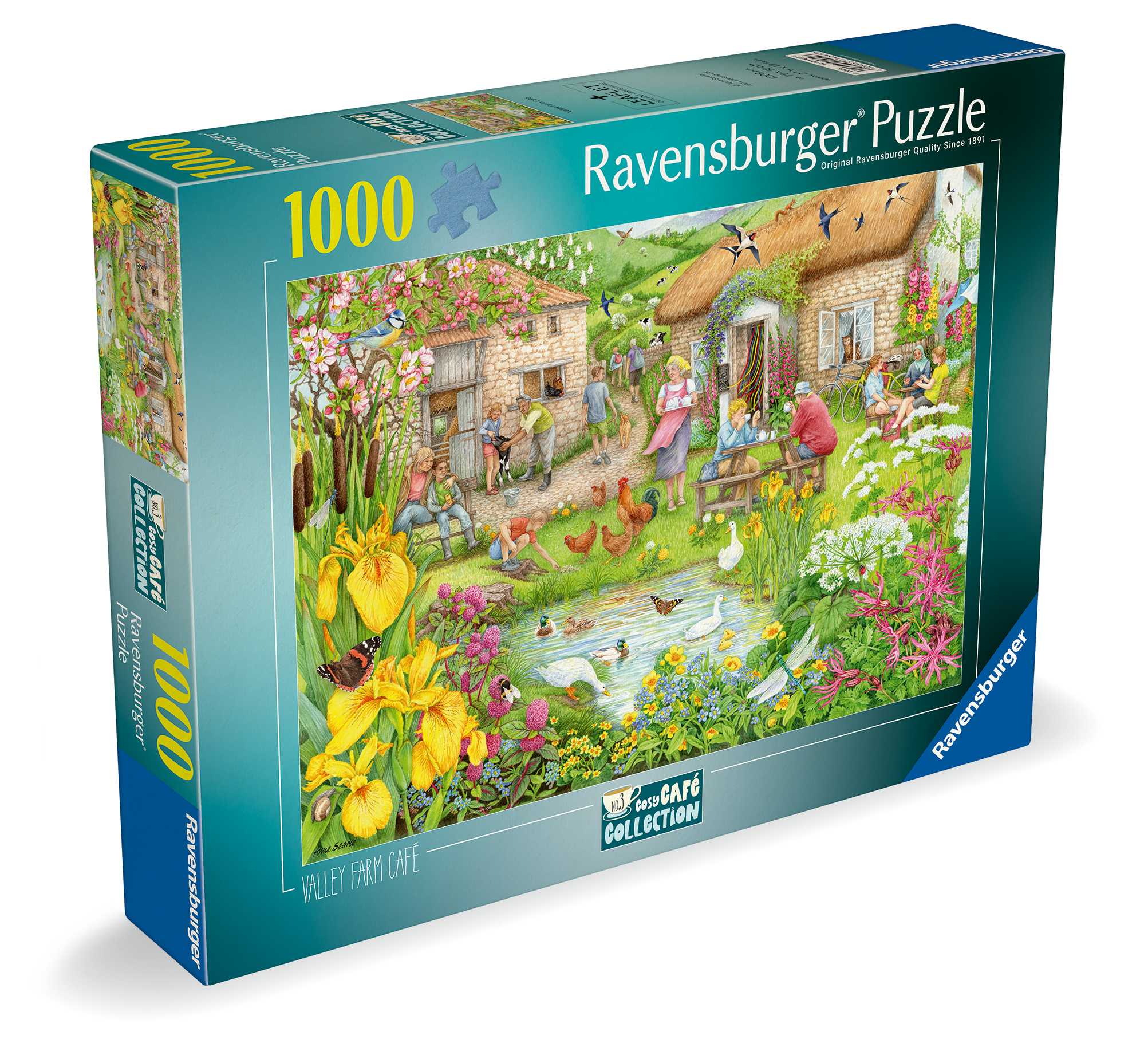 Cosy Cafe No 3 Farm Cafe - 1000 piece - Ravensburger
