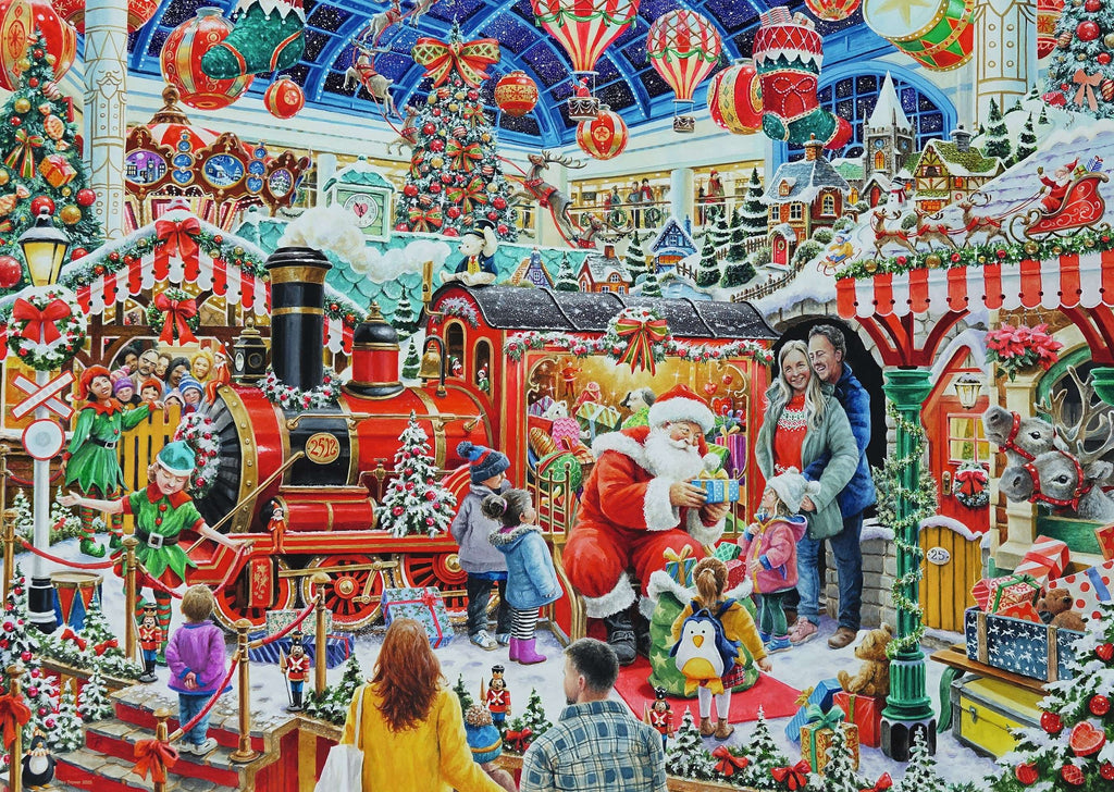 Santa's Steam Train Grotto - 1000 piece - Ravensburger