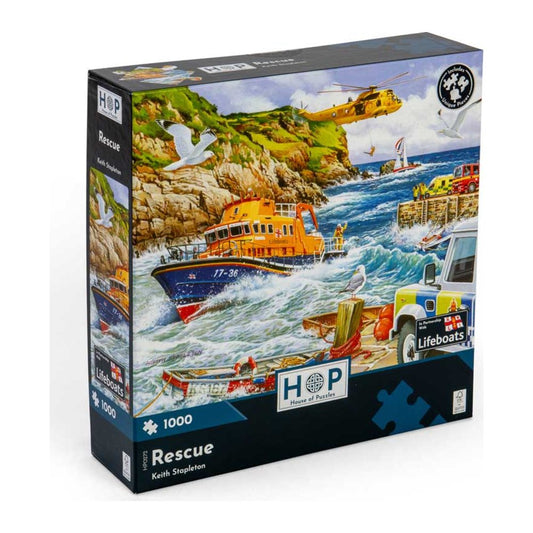 Rescue 1000 piece jigsaw puzzle by House of Puzzles