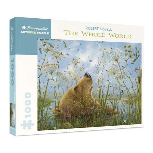 Robert Bissell: The Whole World 1000 piece jigsaw puzzle by Pomegranate