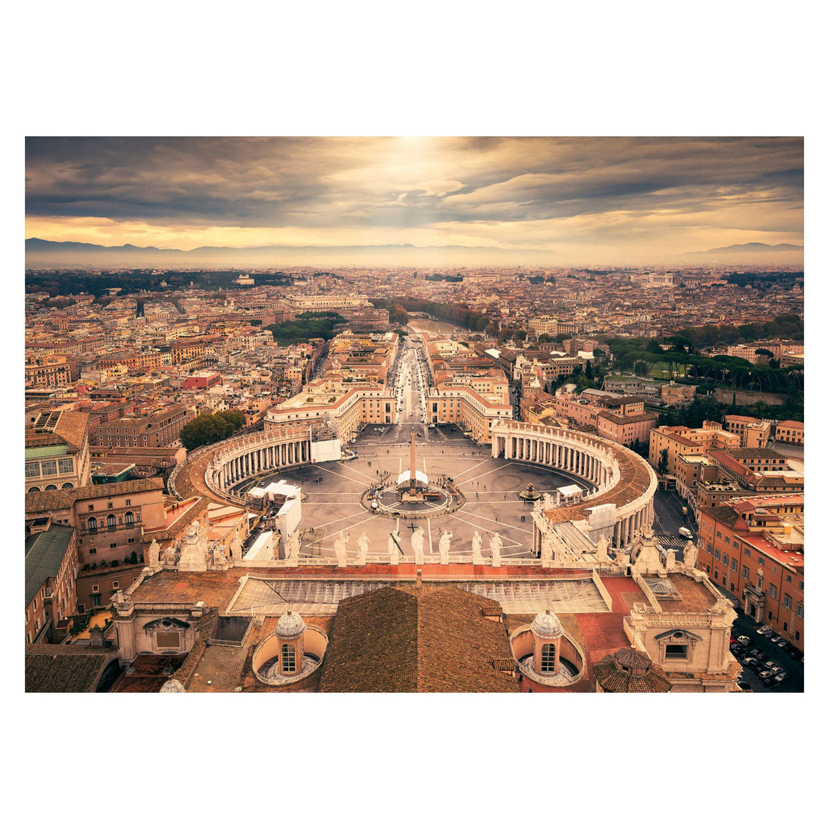 Rome 1000 piece jigsaw puzzle by Ravensburger, alternate view