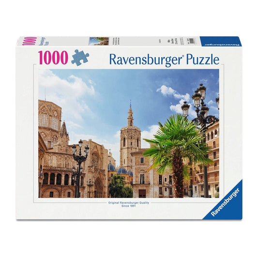Saint Mary's Square, Valencia 1000 piece jigsaw puzzle by Ravensburger