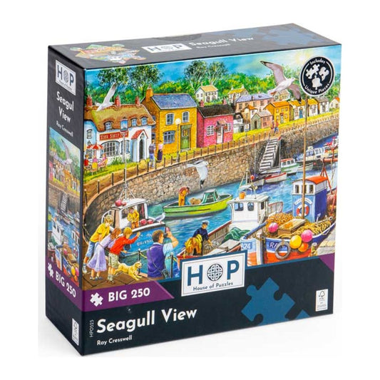 Seagull View 250 large piece jigsaw puzzle by House of Puzzles