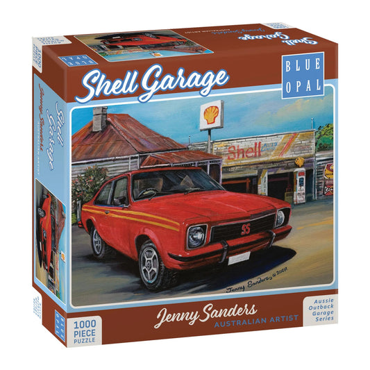 Shell Garage 1000 piece jigsaw puzzle by Blue Opal