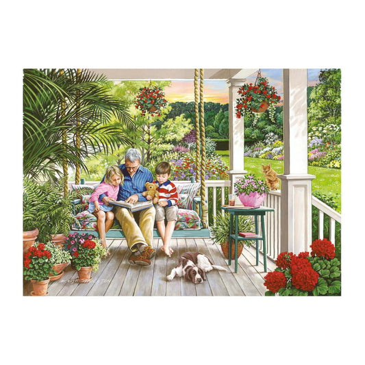 Storytime 1000 piece jigsaw puzzle by House of Puzzles, alternate view