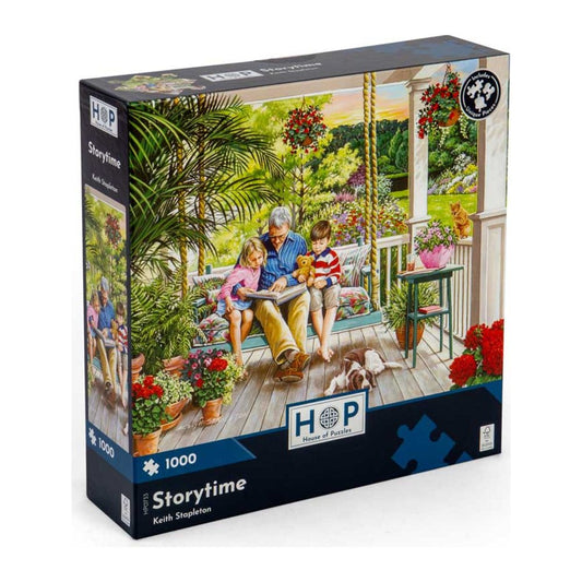 Storytime 1000 piece jigsaw puzzle by House of Puzzles