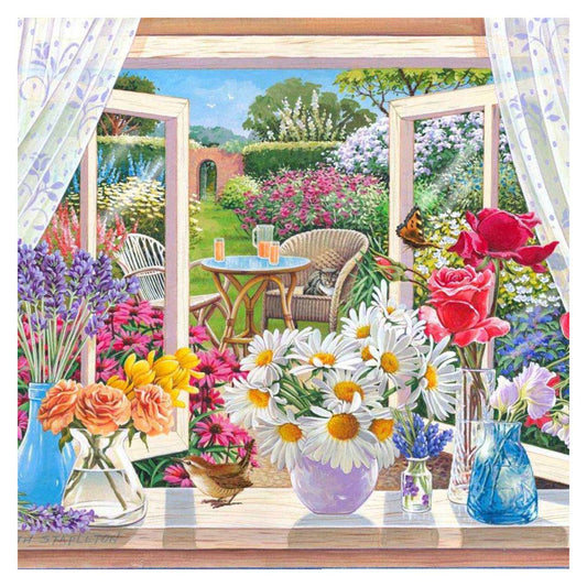 Summer Breeze 250 large piece jigsaw puzzle by House of Puzzles, alternate view