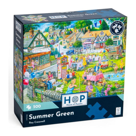 Summer Green 500 piece jigsaw puzzle by House of Puzzles
