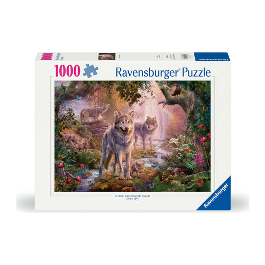 Summer Wolves 1000 piece jigsaw puzzle by Ravensburger