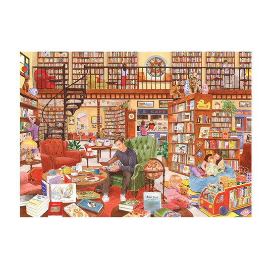 Tea and Tales 500 piece jigsaw puzzle by House of Puzzles, alternate view