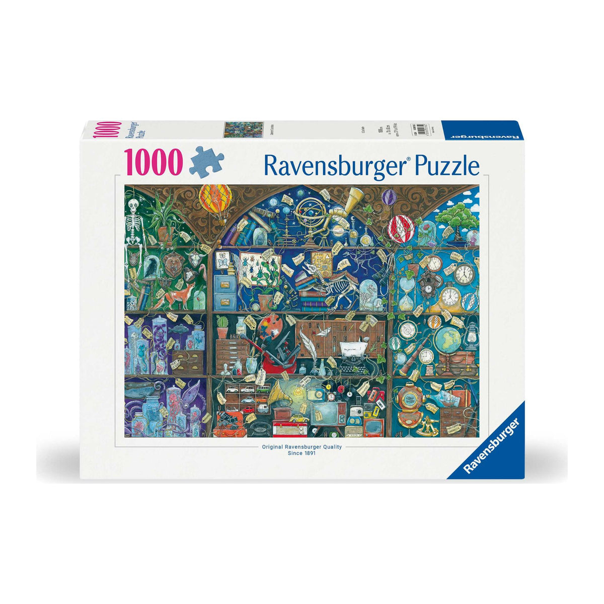 The Cabinet of Curiosities 1000 piece jigsaw puzzle by Ravensburger