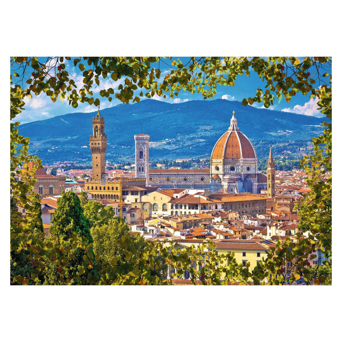 The Duomo Florence 1000 piece jigsaw puzzle by Ravensburger, alternate view