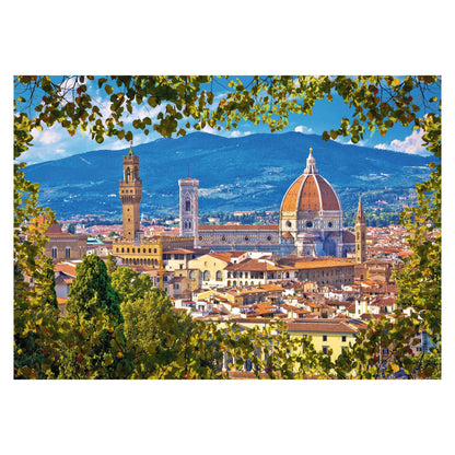 The Duomo Florence 1000 piece jigsaw puzzle by Ravensburger, alternate view