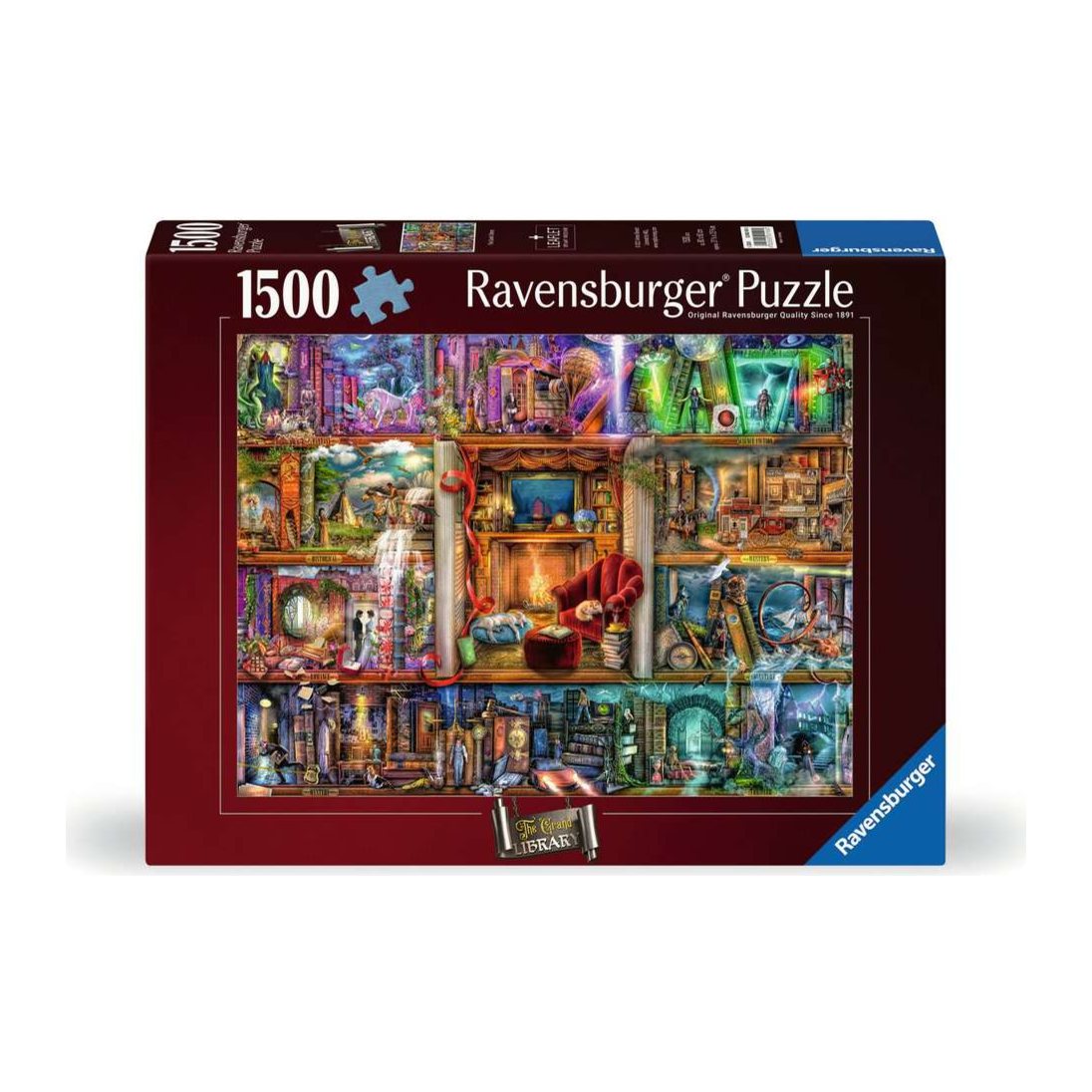 The Grand Library 1500 piece jigsaw puzzle by Ravensburger