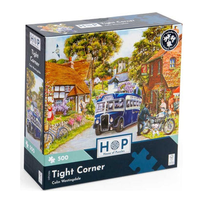 Tight Corner 500 piece jigsaw puzzle by House of Puzzles