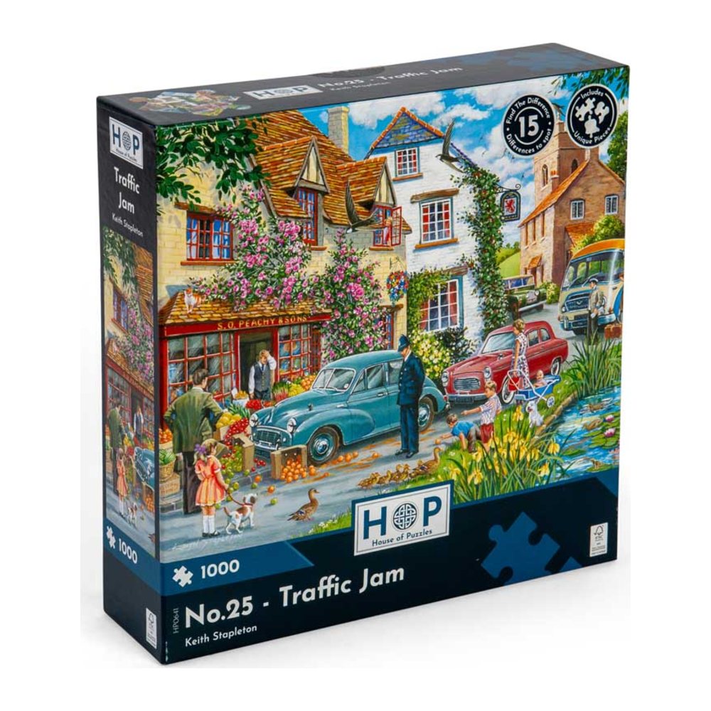 Traffic Jam 1000 piece jigsaw puzzle by House of Puzzles