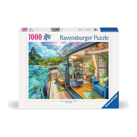 Tropical Island Charter 1000 piece jigsaw puzzle by Ravensburger